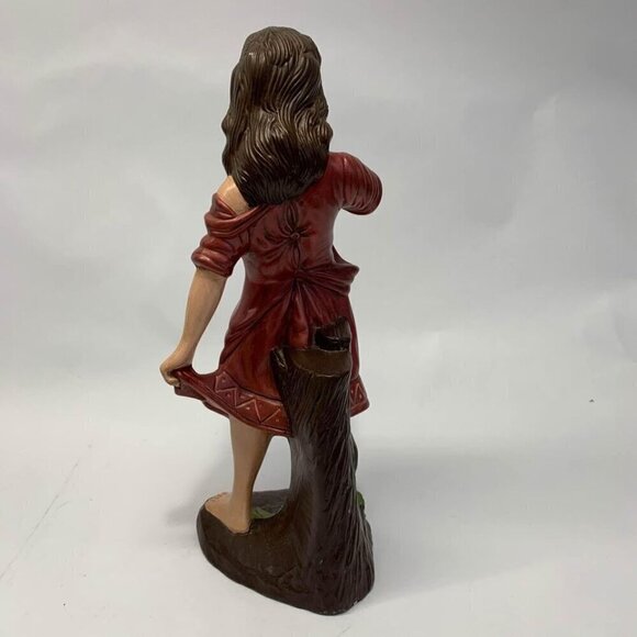 Vintage Atlantic Mold #674 Hand Painted Peasant Gypsy Girl - Picture 4 of 10